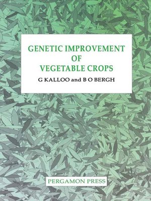 cover image of Genetic Improvement of Vegetable Crops
